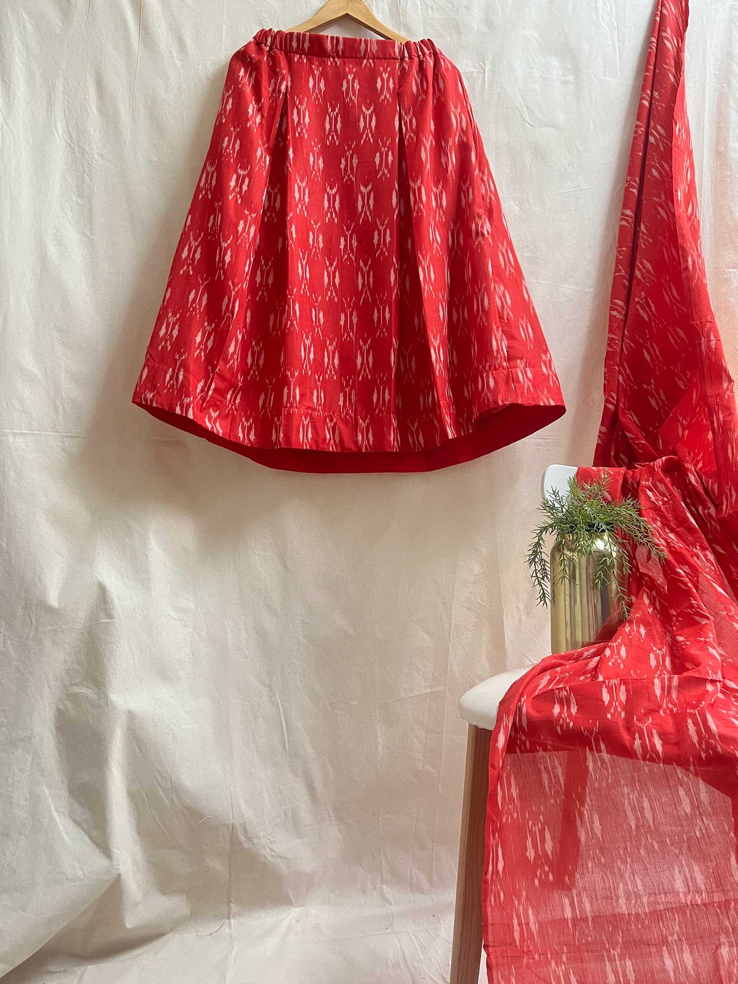 Box Pleated Skirt