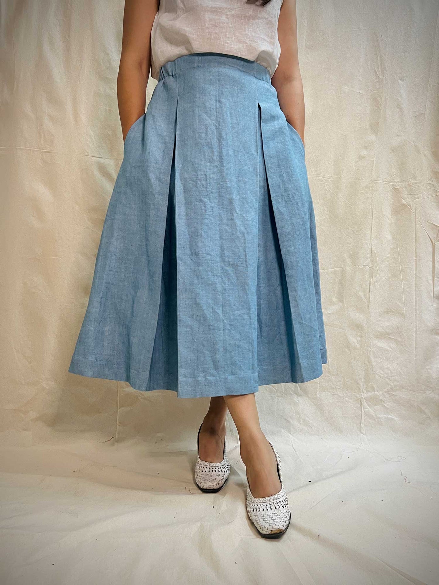 Box Pleated Skirt