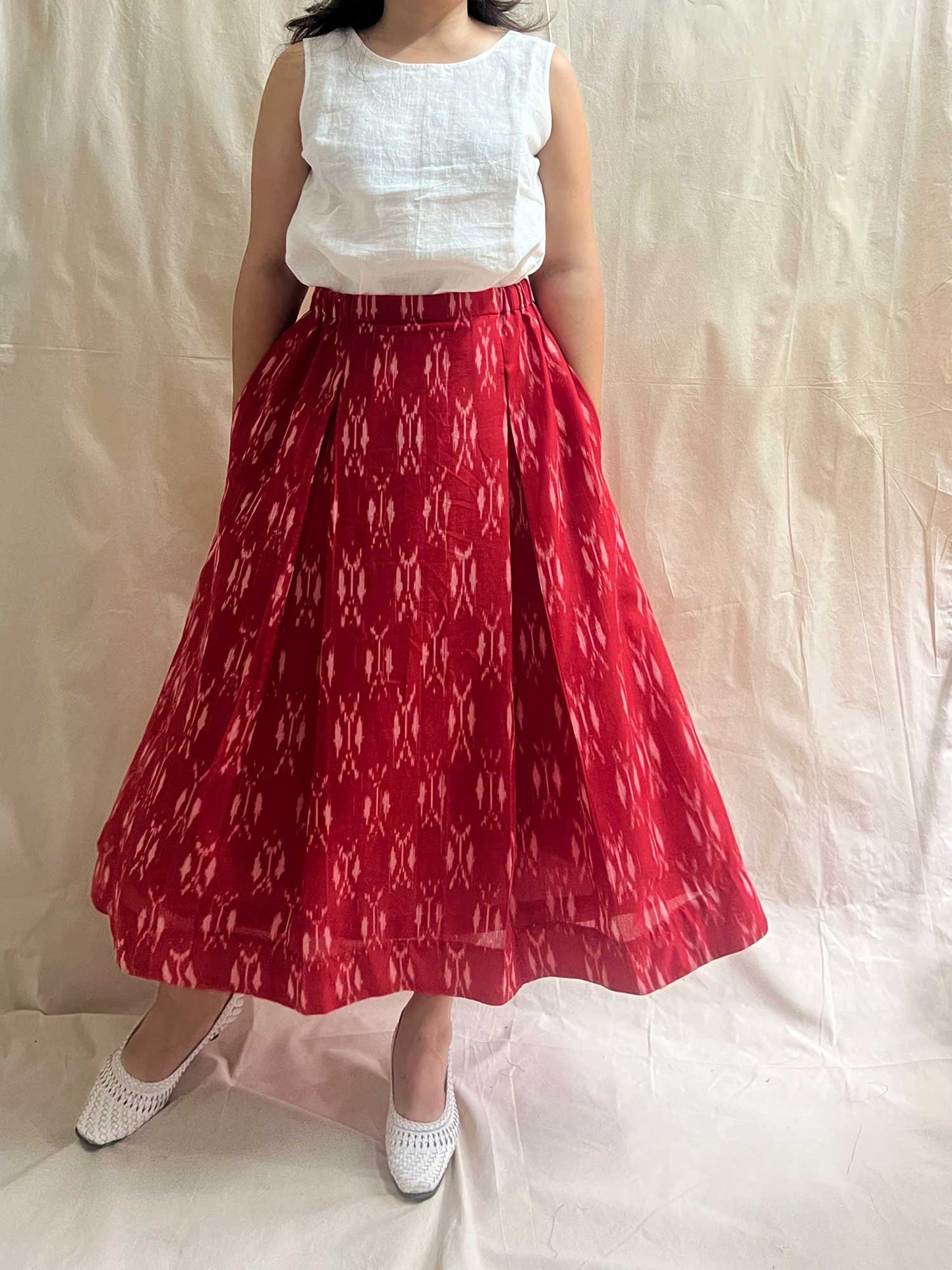 Box Pleated Skirt