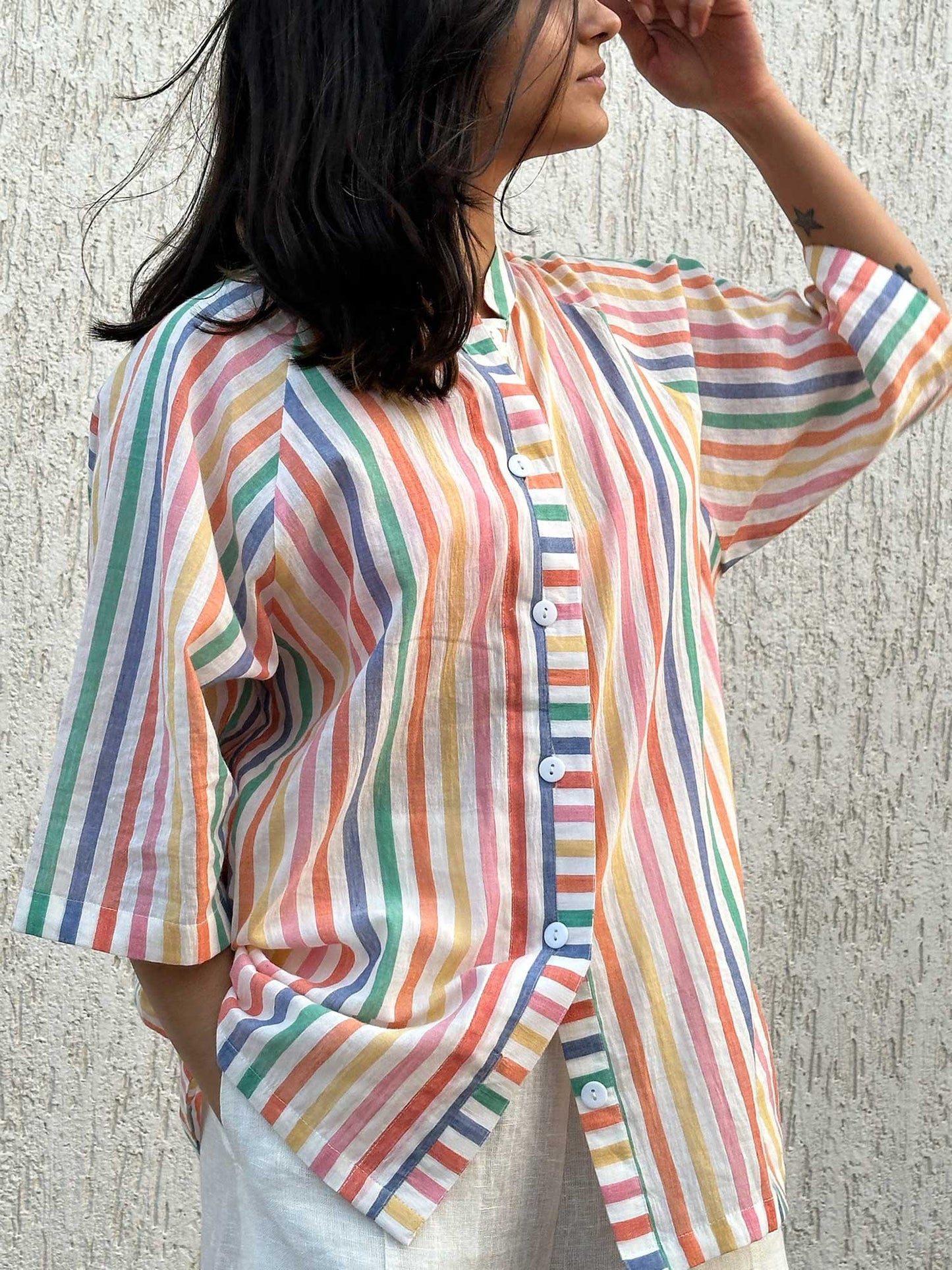Wraglan Cut Box Shirt
