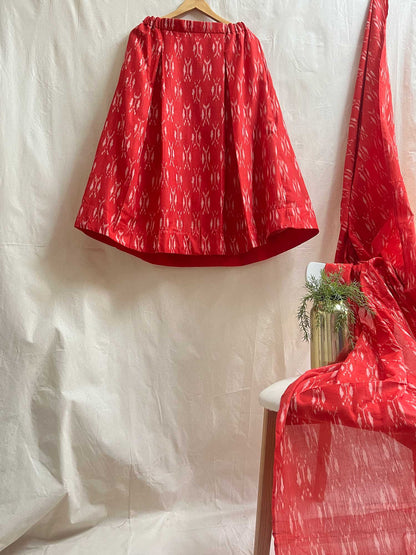 Box Pleated Skirt