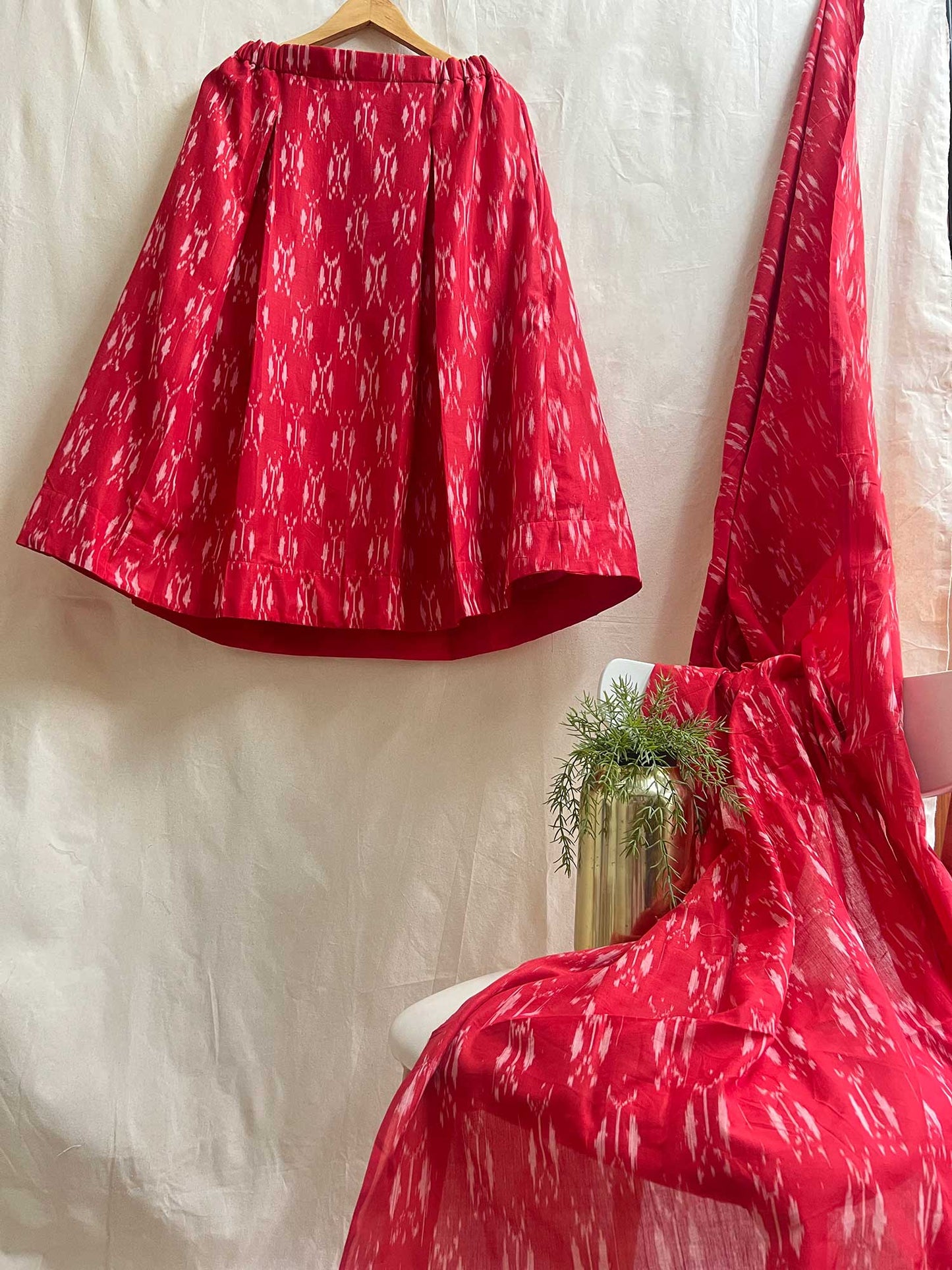 Box Pleated Skirt