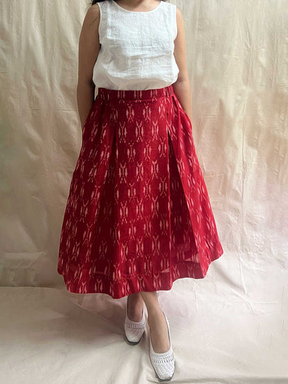 Box Pleated Skirt