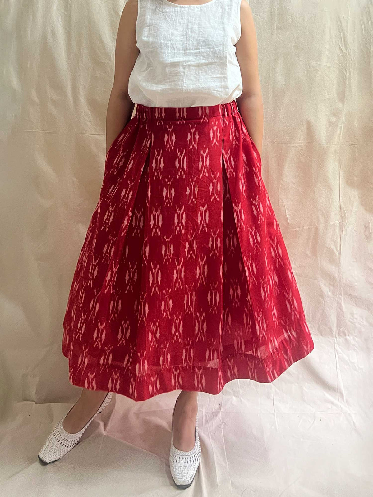 Box Pleated Skirt