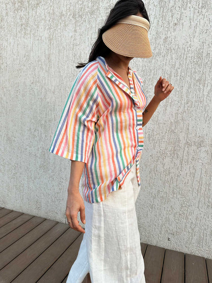 Wraglan Cut Box Shirt